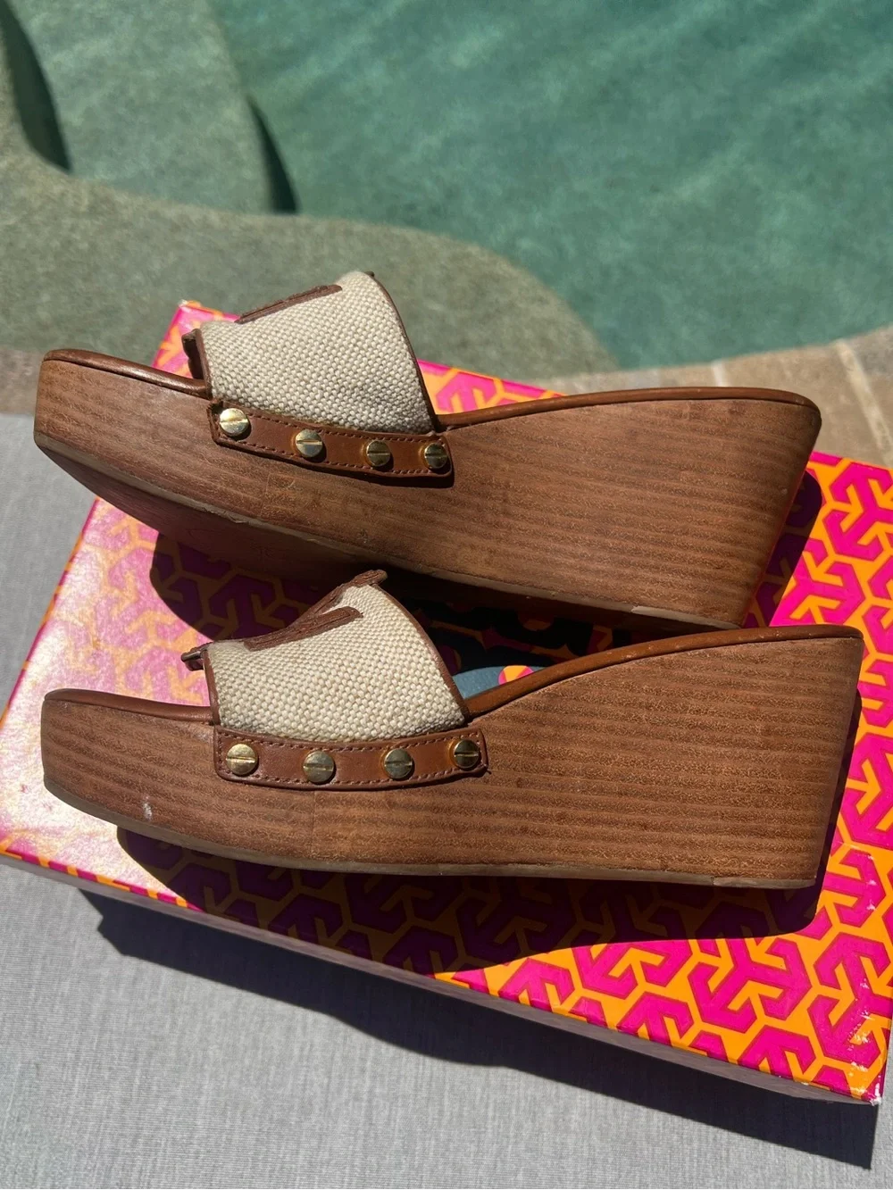 Tory Burch Terri Platform Sandal Size 7.5
